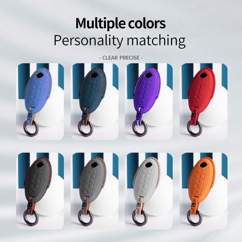 Interior Mouldings 5 Button Car Key Case Cover Shell For Nissan Patrol Y62 Altima Maxima Remote Keychain Accessories