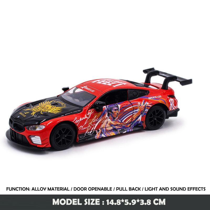 Simulation 1/32 Scale BMW M8 GTE  Aape&EVA Alloy Car Model