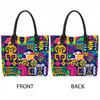  Bohemian Tribal Print Tote Bag Large Capacity Shoulder Bag for Daily Use