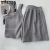 WTEMPO Sleeveless Classic Women's Matching Set Casual Summer Top and Shorts Set for Women Tracksuit Two-piece Suit Female Pajamas Matching Set