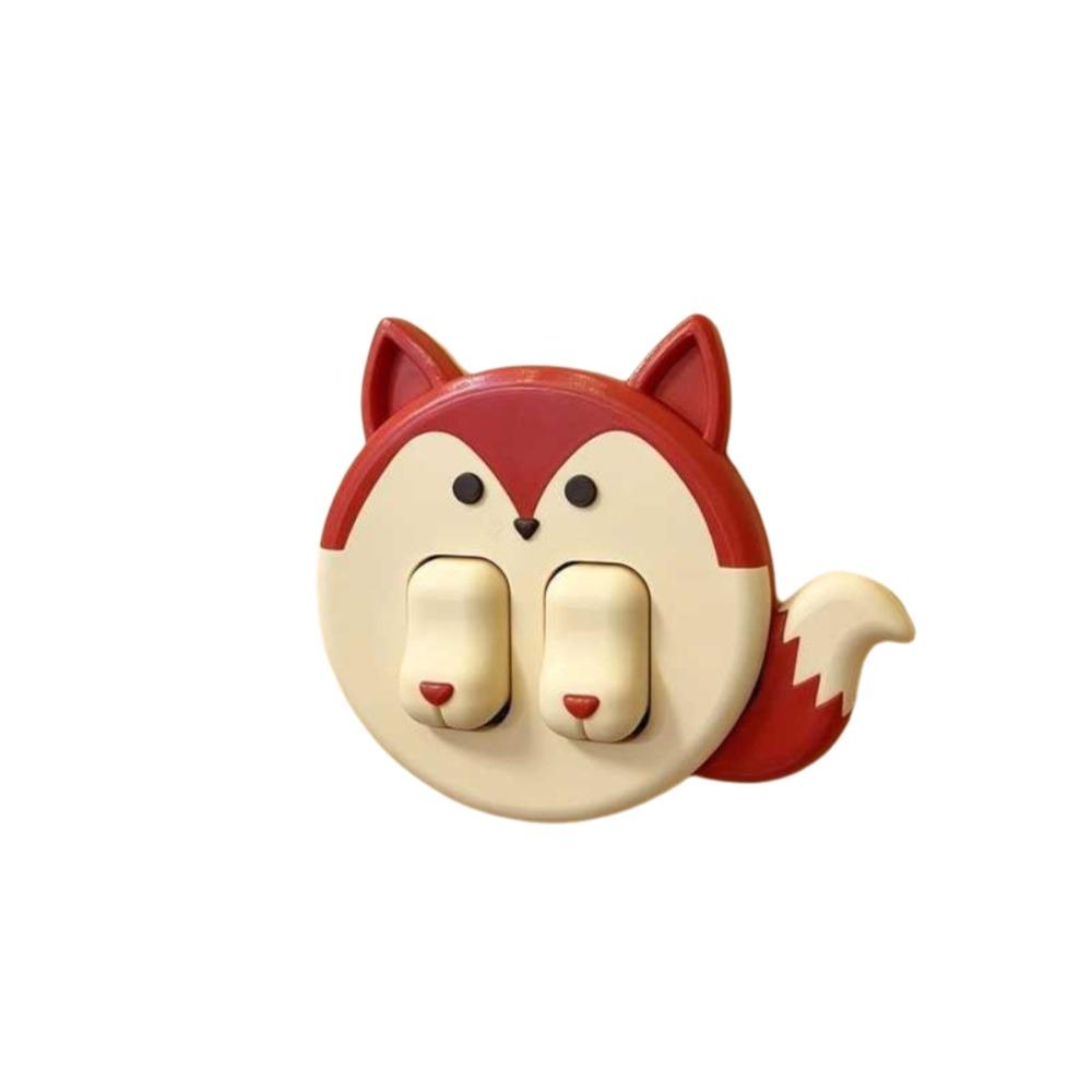 Cartoon Animal Light Switch Cover Creative Animal Switch Ornament Bedroom Wall Decor