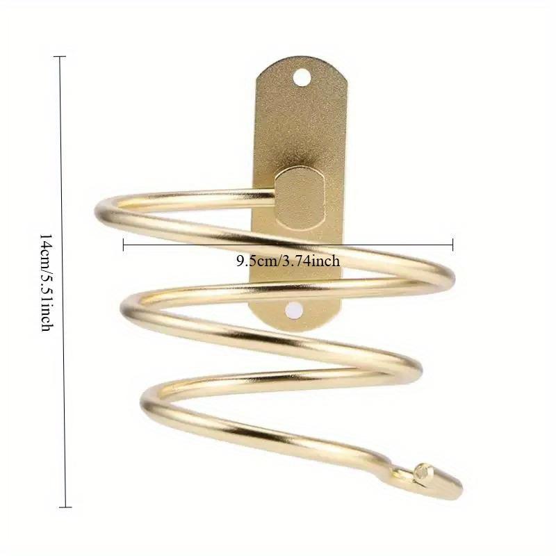 Wall-mounted Hair Dryer Holder Hairdressing Blower Bracket Hanging bathroom Shelf Storage Rack Holder Hanger Accessories Shelves