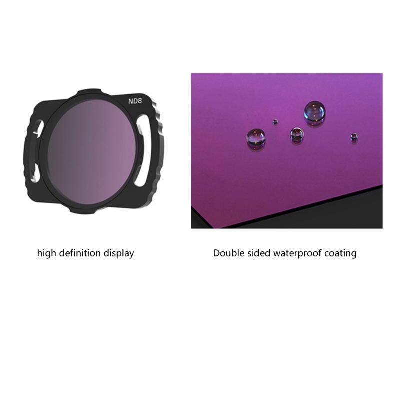 Essential Aluminum Frame Camera Optical Glass Filter For Avata O3 Diverse Shoot Needs Feature ND8/ND16/ND32/ND64/ND1000