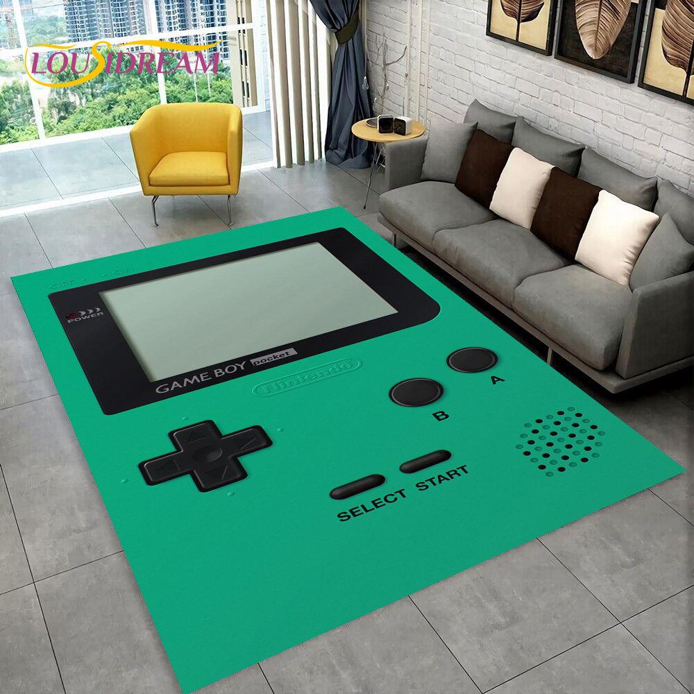 Retro Game Console Game Boy GBA Area Rug,Carpet Rug for Home Living Room Children Bedroom Sofa Doormat Decor,Non-slip Floor Mat