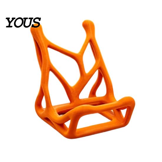 Stable Phone Support Mobile Holder, 3D-Printed Skeleton-Inspired Stand, Thin Lightweight Desk Stand Decorative Ornament for Bedside Living Room