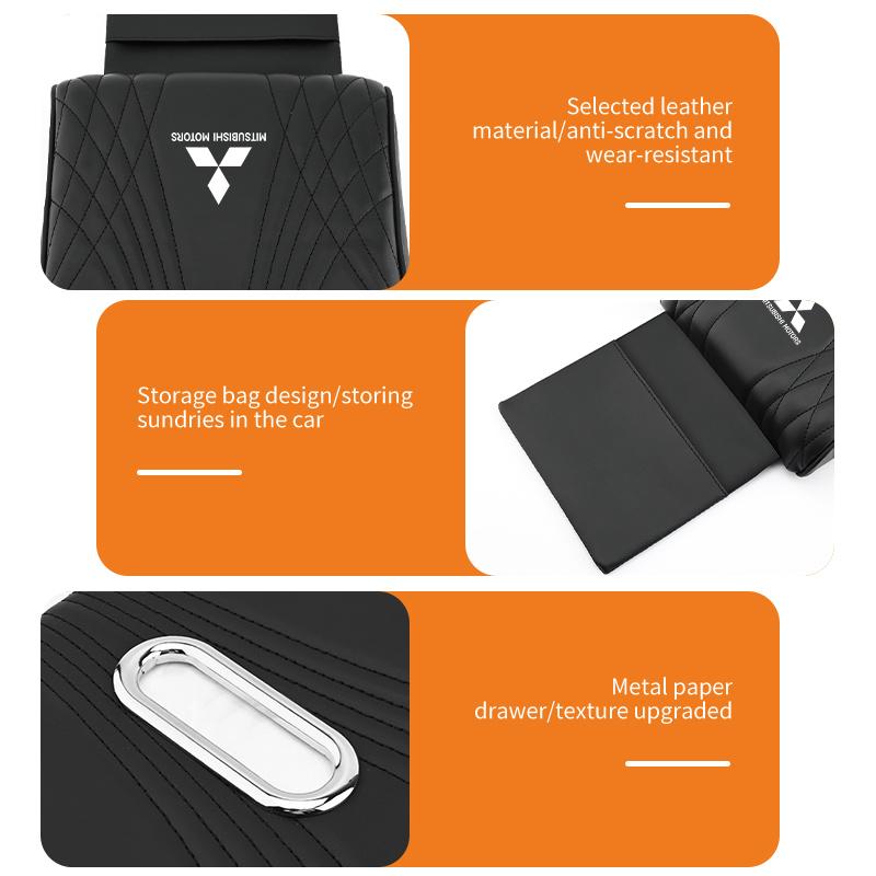 Car Armrest Box Cover Holder Storage Heightening Pad Cushion For Mitsubishi Outlander Lancer Cross Colt Xpander Mirage Attrage
