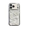 Large Window for Apple 11 Mobile Phone Case Electroplating Epoxy White Three-dimensional Flower Butterfly iPhone11promax High