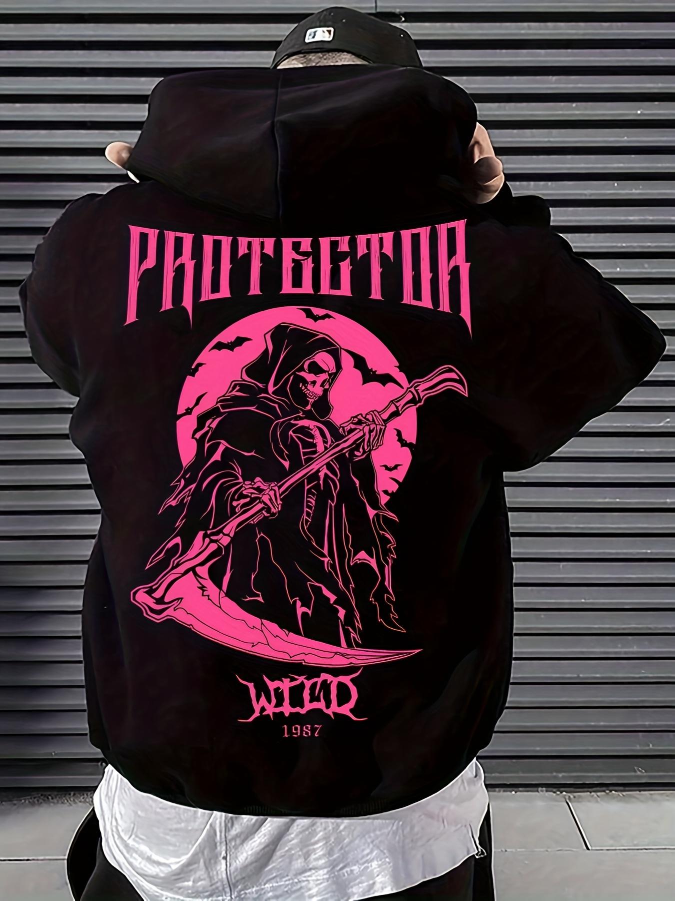 

Men s hooded sweatshirt with side pockets for casual streetwear, perfect for fall and winter outdoor activities 3XL