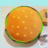 Soft Plush Burger Pillow Pizza Plush Toy Fries Stuffed Doll Perfect Birthday Gift For Kids