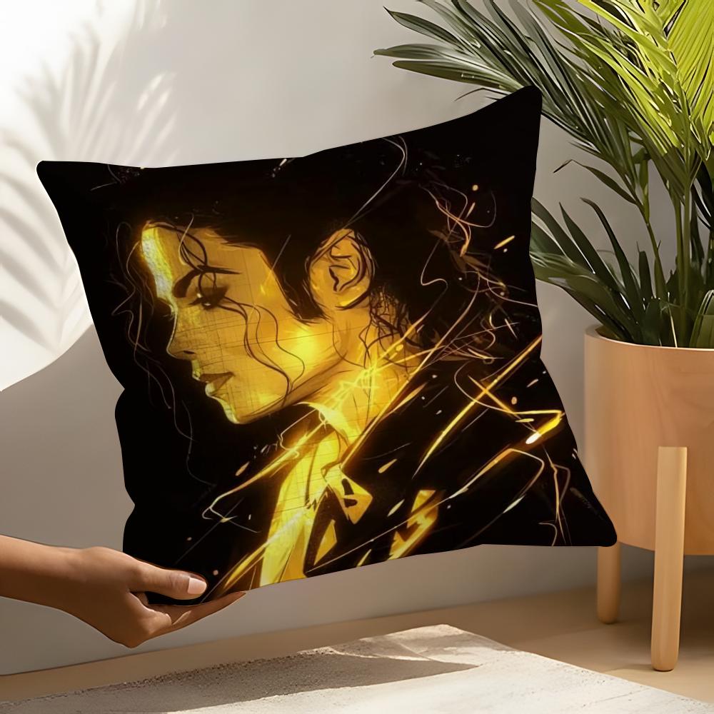 Classic Singer M-Michael Jackson Pillow Case Linen Cushion Covers For Decorative Sofa Home Pillows Case Car Chair Pillows Cases