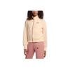 Nike Logo Printed Zip-Up Stand Collar Jacket Women jackets Beige 932056-838