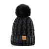 Thicken Knit Beanie Hat Twist Knitting Slouchy Warm Cap Warm Women Winter Hat  Outdoors