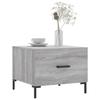 VidaXL Table basse Sonoma gris 50x50x40 cm Bois d'ingénierie 829408