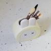 Cute Cartoon Creative Ceramic Oblique Insert Pen Holder Desktop Storage Organizer