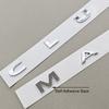 3D ABS Car Badge Letters Logo Clubman Cooper S Emblem Rear Trunk Sticker Decal Accessories For BMW MINI R53 R56 F55 F56 F65 JCW