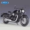 Welly 1/12 Scale Triumph Bonneville Bobber Alloy Miniature Motorcycle Model Toy Simulation Diecast Metal Children Toy Motorcycle Gift