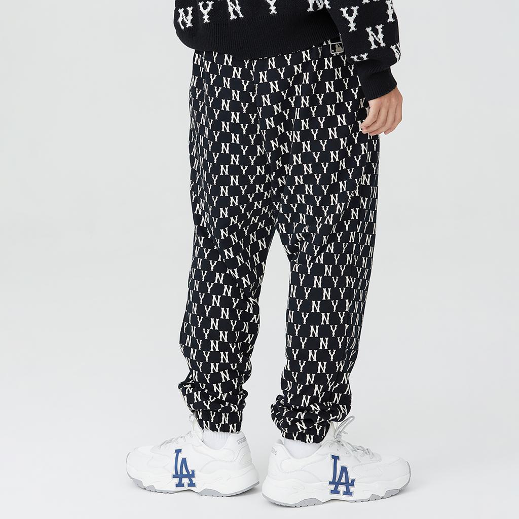 New MLB New York Yankees Knitted Sports Pants Unisex Black 3APTM0424-50BKS