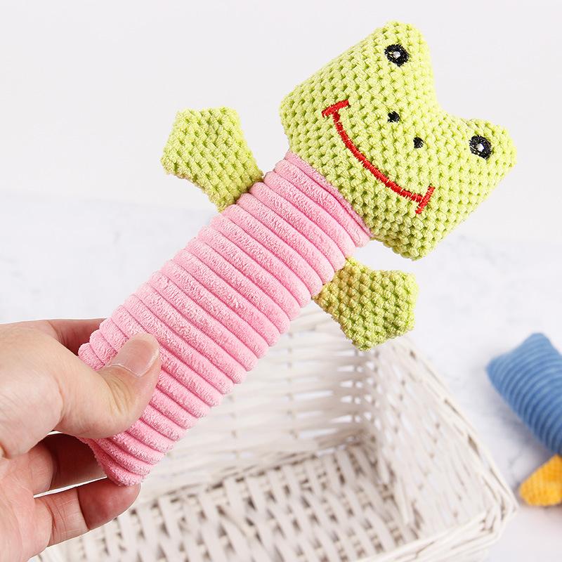 Pet Supplies: Plush Sound-sounding Cat and Dog Companions, Durable Corn Fluff Toys