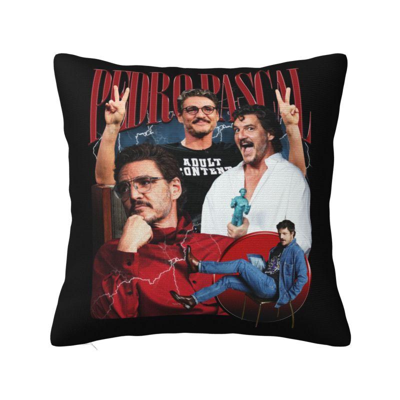Vintage Bootleg Pedro Pascal Cushion Cover x cm Polyester Velvet Throw Pillow Case For Sofa Chair Home Decoration Pillowslip