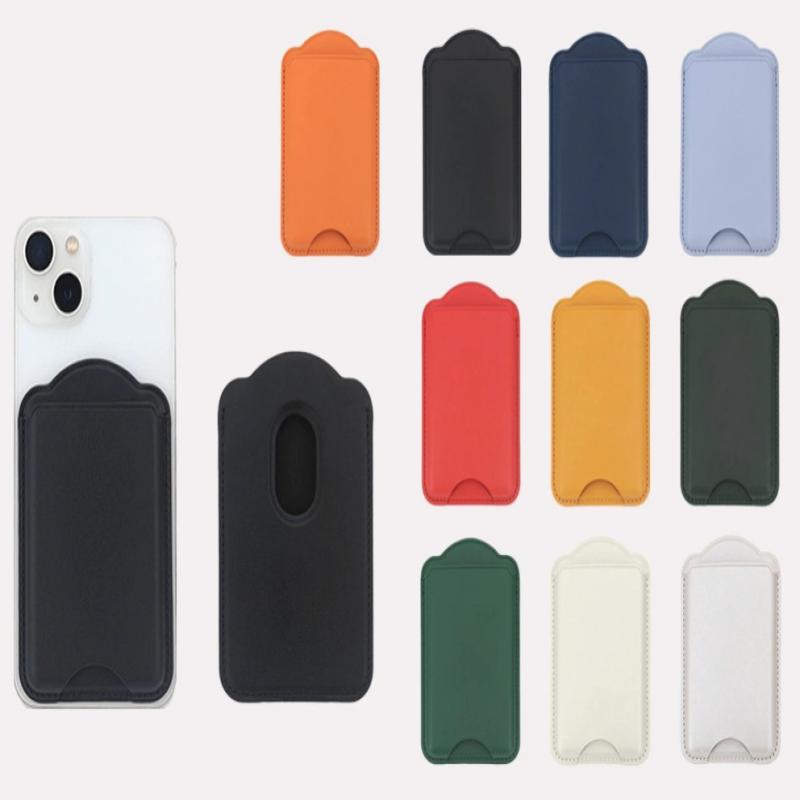 Starker Magnetischer Kartenhalter Für Magnetische Leder-Wallet-Hülle Für 16 15 Pro Max Für Galaxy S25 S24 Ultra Zubehör Kartenhalter