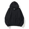 Men Hoodie with Solid Color Hood Large Front Pocket Pullover Sweatshirt Loose Fit Sports Tops Street Wear
