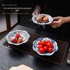 Elegant High-Footed Retro Ceramic Pastry and Fruit Tray