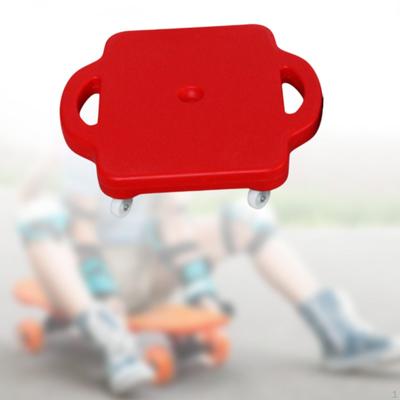 Dětské koloběžkové prkno, sportovní prkno sedni, dětské posezení s madly pro tělocvičnu