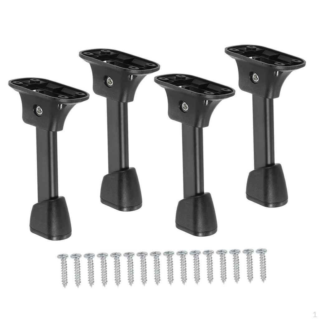 4 Pieces Folding Table Legs Bed Laptop Desk Feet Furniture Accessories DIY