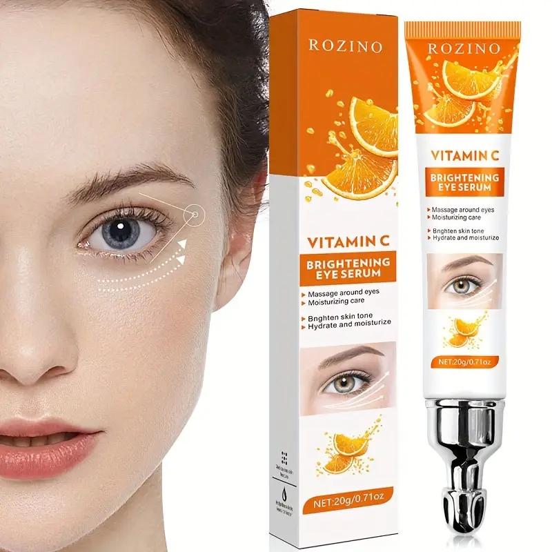 Vitamin C Eye Cream with Firming  Lifting Effect Moisturizing Under Eye Treatment for Dark Circles  Fine Lines Professional Eye Care 20g