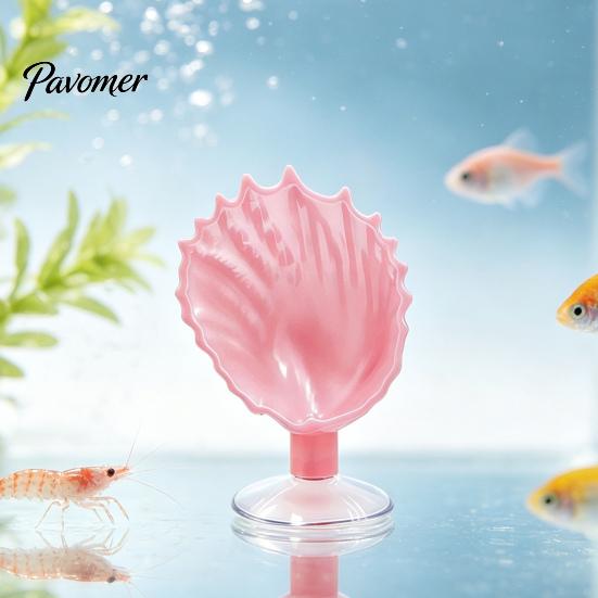 Colorful Aquarium Decor Betta Fish Hammock, Shell Resting Pad with Suction Cup, Cup Bed for Bubble Nesting Habitat Tank, Accessories Hammock
