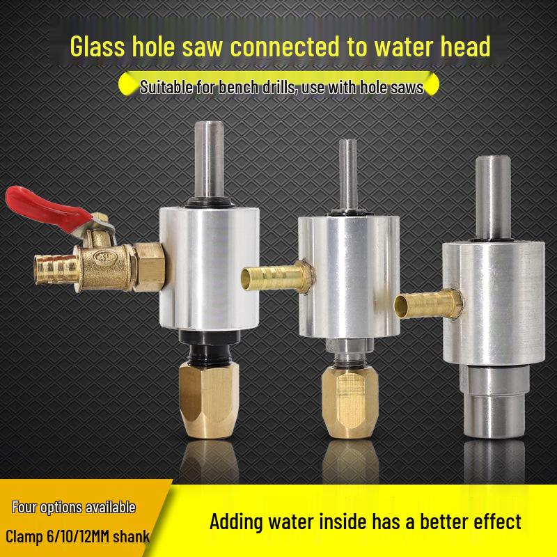 Glass Hole Opener Water Connection Drill Bit Nozzle Enlarger
