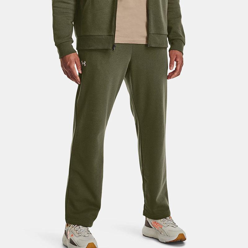Under Armour Rival Fleece Joggers Men Bottoms Green 1379868-390