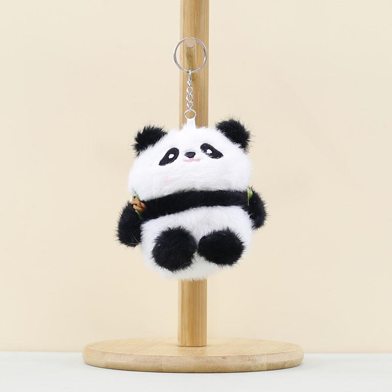 Очаровательный плюшевый брелок в виде панды, мягкий фруктовый кулон в виде куклы-панды для сумок Avocado Panda