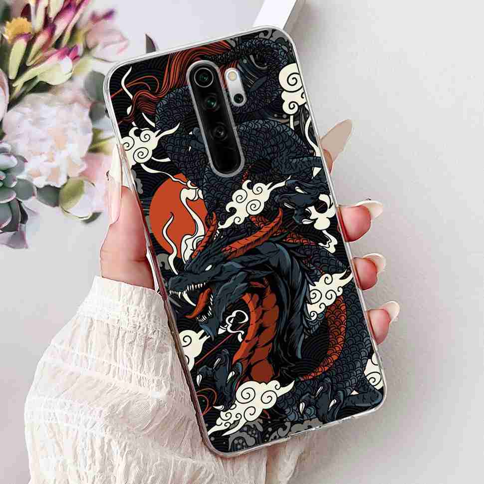 For Xiaomi Redmi Note 8 Pro 6.53" Case Luxury Flower Bow Soft Silicone TPU Cover For Redmi Note8 Pro note 8pro Shockproof Shell