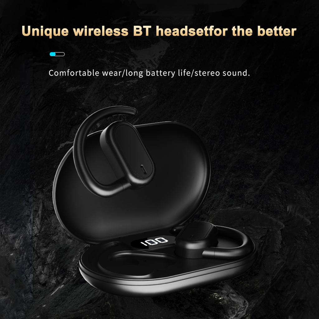 GT04 Wireless 5.4 rphones Music Hdphones Painless rhook rbuds Swtproof Sports Hdset Touch Control Noise Reduction Hands- with Dual Microphone R