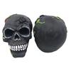 Day of The Dead Skull Statue Tabletop Floral Skull Figurine Halloween Human Skull Model for Home Decoration