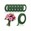 3Rolls Green Floral Tape, DIY Wedding Bouquet Stem Wrapping Material, Flower Shop Valentine's Day Mother's Day Father's Day Bouquet Packaging Material