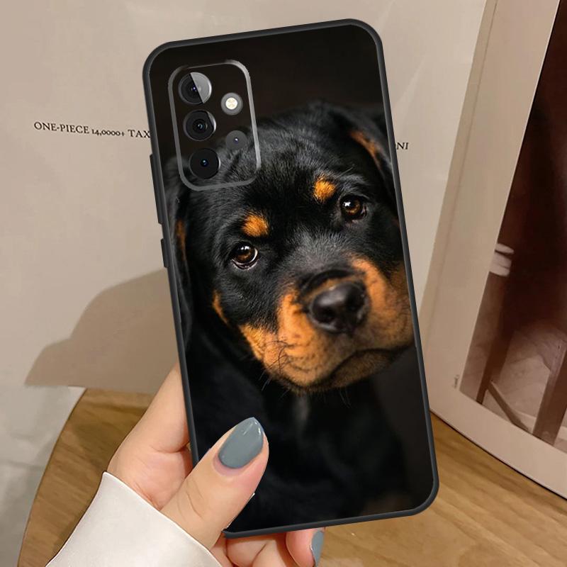 Rottweiler Dog For Samsung Galaxy A53 A33 A13 A23 A15 A25 A35 A55 A51 A71 A12 A32 A52 A14 A34 A54 Case