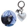Elegant Heart Key Rings Bag Decoration Alloy Keychain Jewelry for Bag Car Key
