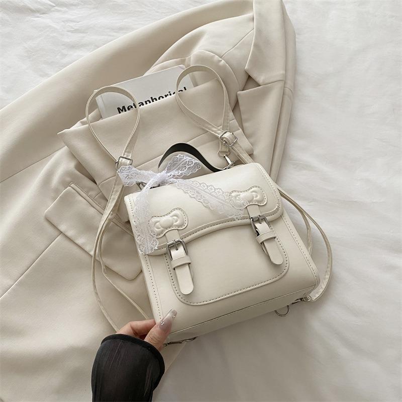 Backpack Women's Fashion Niche Design Sense Casual Small School Bag Sweet Lady Multifunctional Travel Backpack