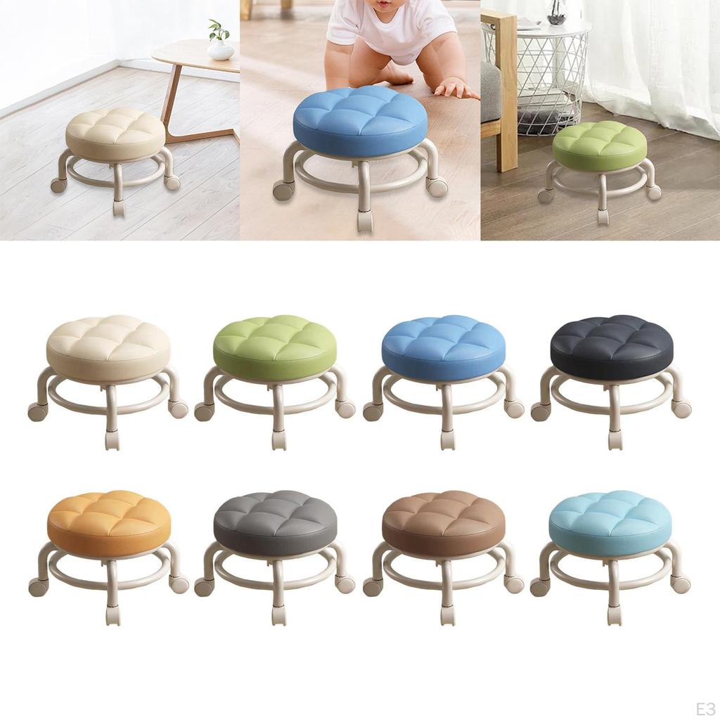 Ergonomic Rolling Stool for Home Office and Study