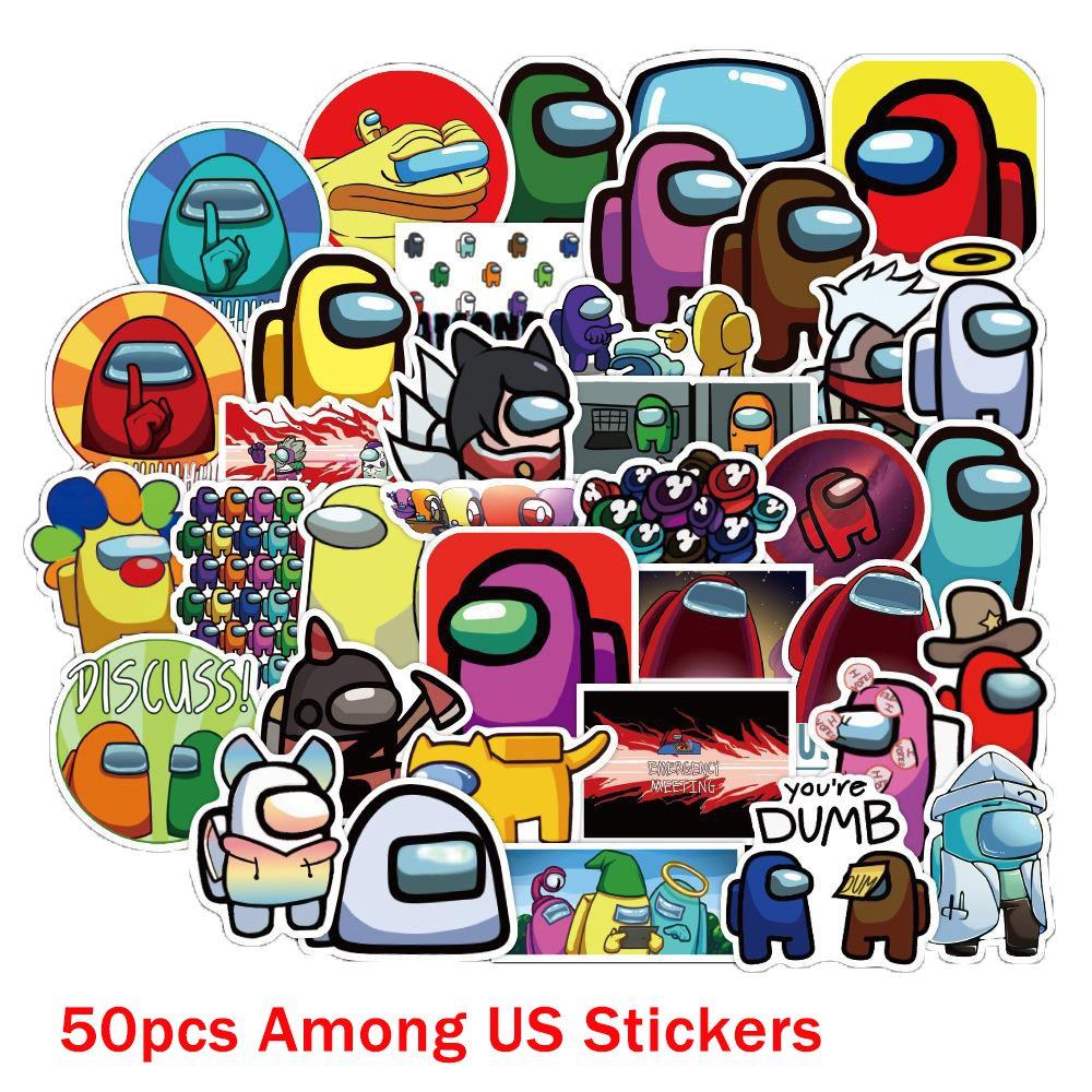 Game 50pcs Stickers Waterproof Pvc Luggage Laptop Mug Bikes Diy Decals