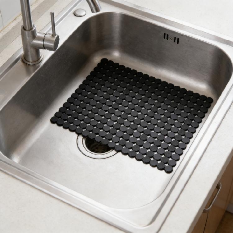 Copertura Multifunzione per Lavello da Cucina Materiali Morbidi in PVC Tappetini di Sicurezza per Cucina Possono Essere Tagliati per Adattarsi a Varie Dimensioni