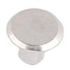 100 Pair 0.16x0.2x0.33in Rivet Stud Set Round Flat Head Stainless Steel Rivet and Screw Kit for