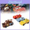 Exciting Four Piece Cartoon Car Model Set With Bright Colors Ideal For Children's Play And Cake Decoration