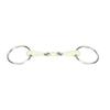 Horse Mouth Bit Stainless Steel Ring Middle Rubber Rustproof Loose Ring Horse Mouth Bit