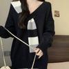 Sweater for Women Autumn Winter Thickened Pullover Warm Knitted Stretchy Long Sleeve Oversize Jumper Tops
