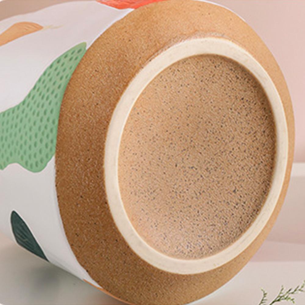 Vaso de flores criativo pintado à mão, vaso suculento, plantador de cerâmica, decoração para casa, enfeite de mesa, decoração de jardim, vaso de plantas bonsai