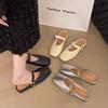 Fashion New Women Flats Autumn Square Toe Mary Jane Shoes Low Heels Designer Ballet Flats Sneakers Women Comfortable Elegant Loafers