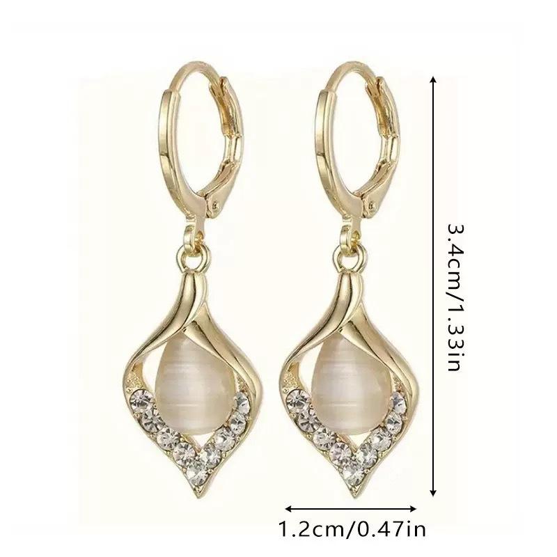 Angel's Eye Earrings, Light Luxury Style, New Trendy and Niche Earrings